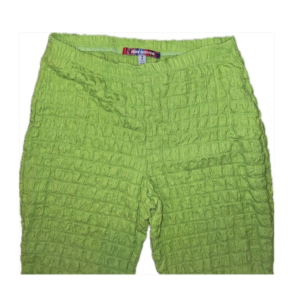 UO Lime Green Ruched Pants